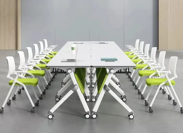 Ghế nhựa xếp tựa lưng dùng cho phòng họp