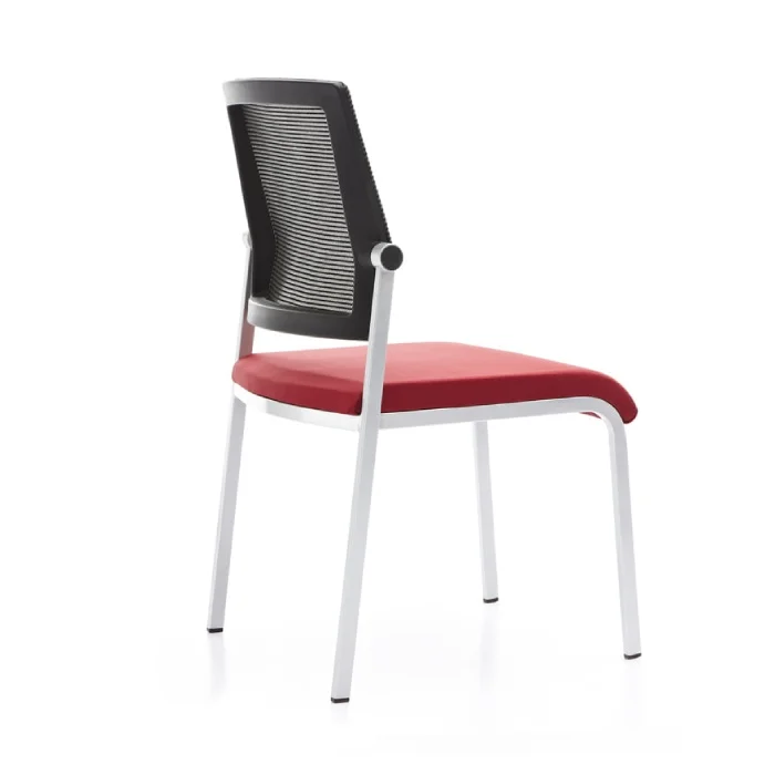 Ghế tựa lưng văn phòng đen cam