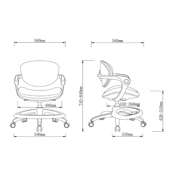 Chi tiết ghế chống gù chống cận