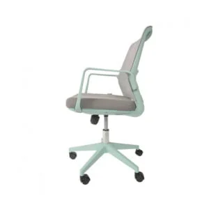 Ghế lưới chân xoay di động mặt ngang