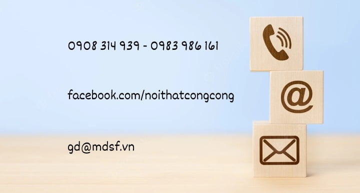 Banner thông tin liên hệ nội thất Minh Đức