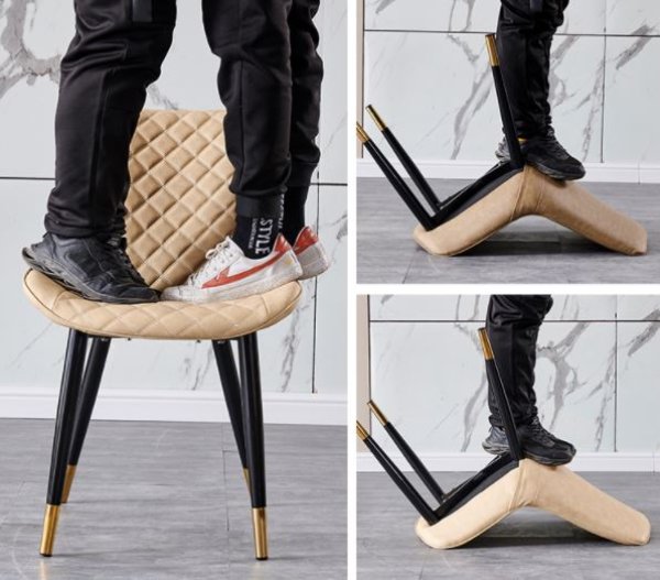 Hình ảnh thử độ bền của ghế ăn Loft