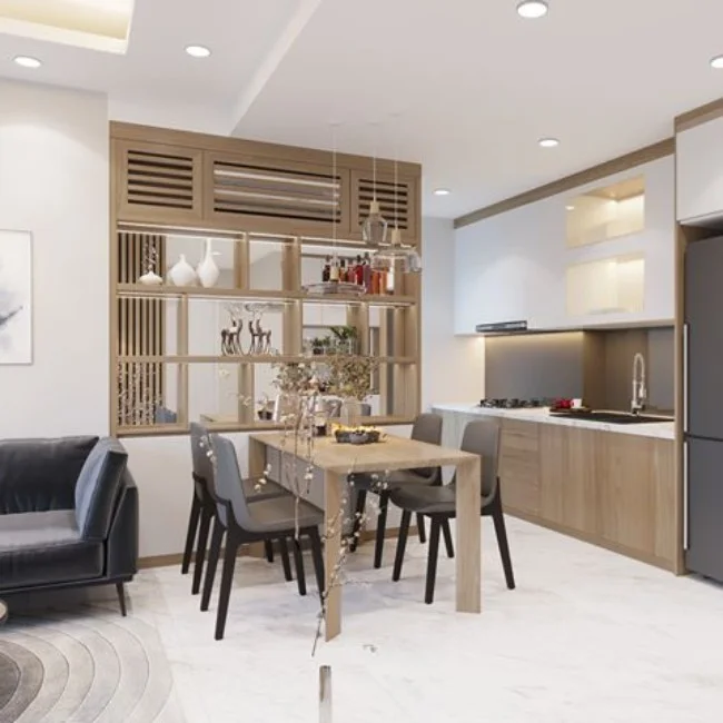 Bàn ăn bằng gỗ 4
