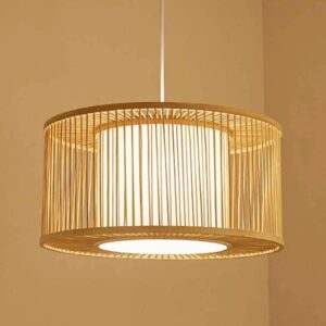 Đèn mây tre thả trần