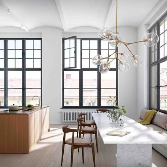 Ghế ăn cafe gỗ 3