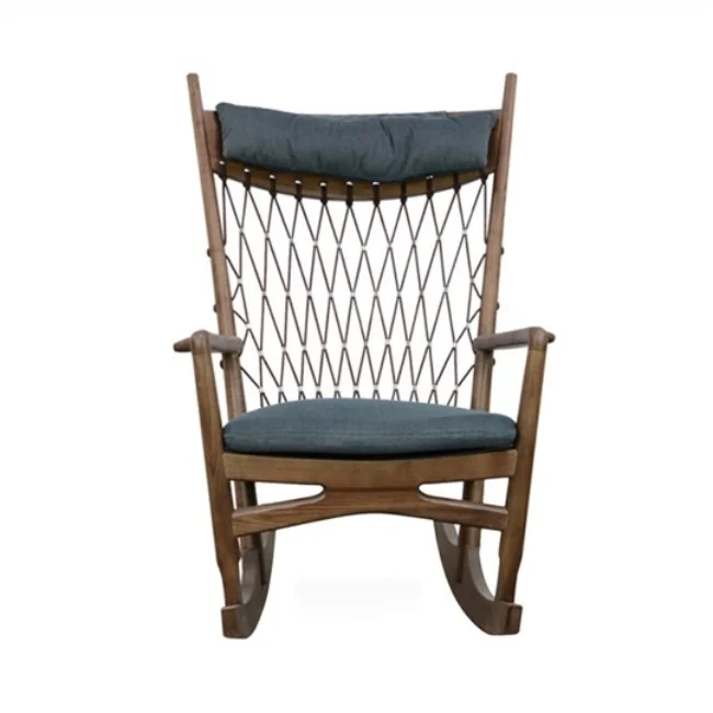 Ghế gỗ chân bập bênh 4