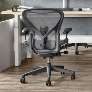 Ghế Aeron màu đen herman miller