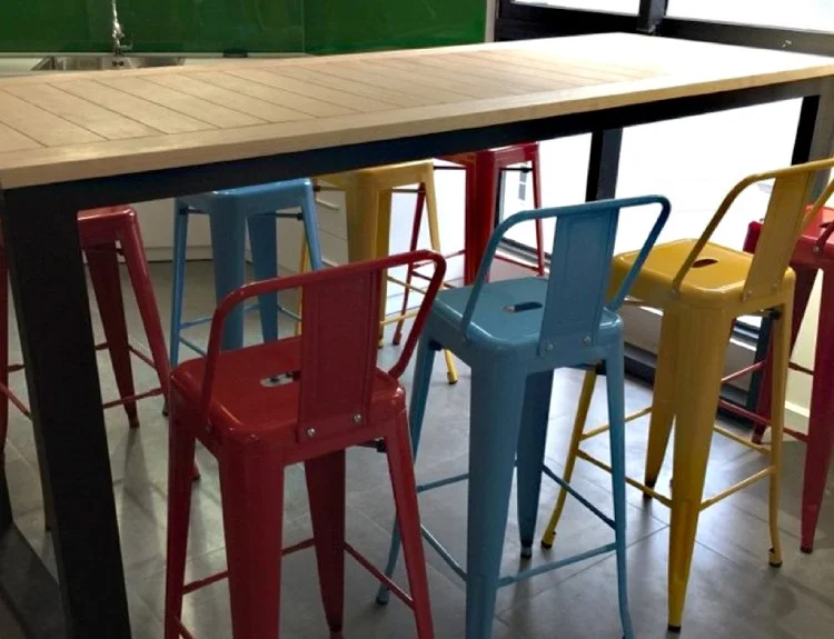 Ghế quầy bar có lưng tựa 6
