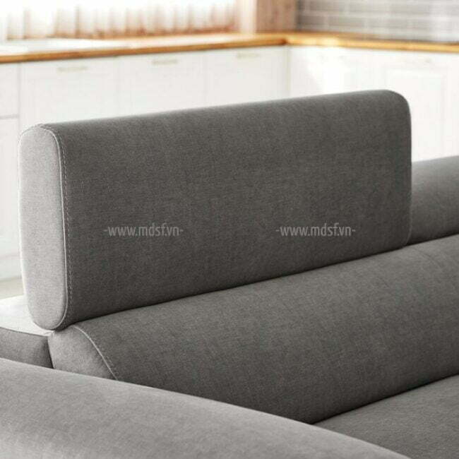 Ghế sofa vải màu xám