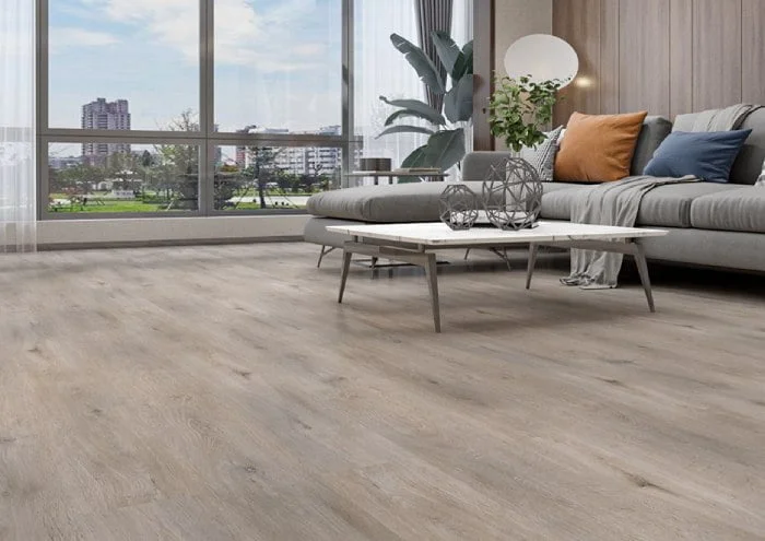 Sản phẩm lót sàn được lắp trong phòng khách