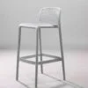 Gray plastic chairs