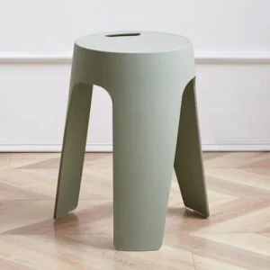 Round plastic chair