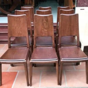 Bộ ghế ăn đẹp ghế ăn gỗ tự nhiên dùng cho gia đình nhà hàng 01