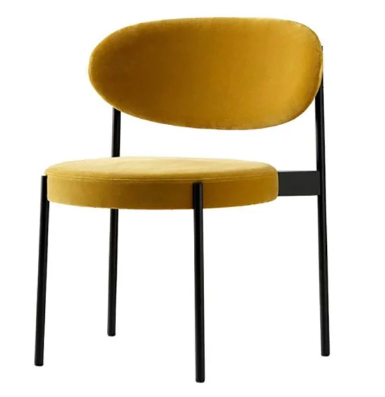 Ghế khung thép bọc đệm da ghế ăn bọc đệm