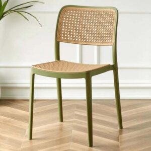 Plastic rattan chairs 02