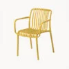 Beautiful plastic chairs outdoor plastic chair with armrests 01