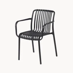 Beautiful plastic chairs outdoor plastic chair with armrests 02