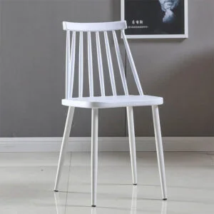 White plastic chairs white molded PP plastic chairs