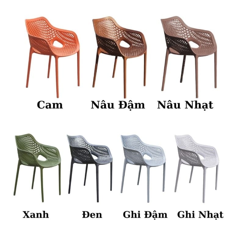 Ghế nhựa đúc tại Hà Nội ghế nhựa dành cho quán cà phê (2)