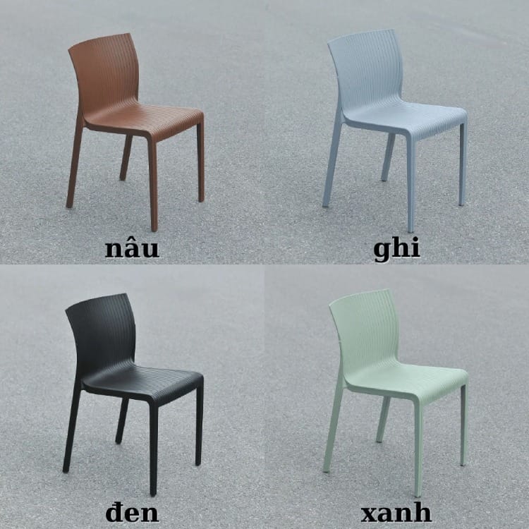 Ghế nhựa sóng ghế nhựa sẵn kho giá rẻ tại Hà Nội